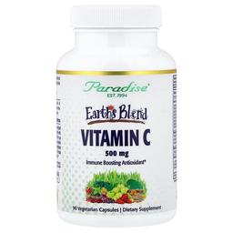 Paradise Herbs Earth S Blend Vitamin C 90 Vegetarian Capsules