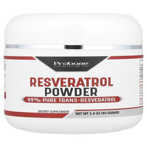 Probase Nutrition Resveratrol Powder 1 4 Oz 40 G