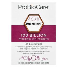 Probiocare Women S Probiotics With Prebiotic 100 Billion 30 Vegetable Capsules