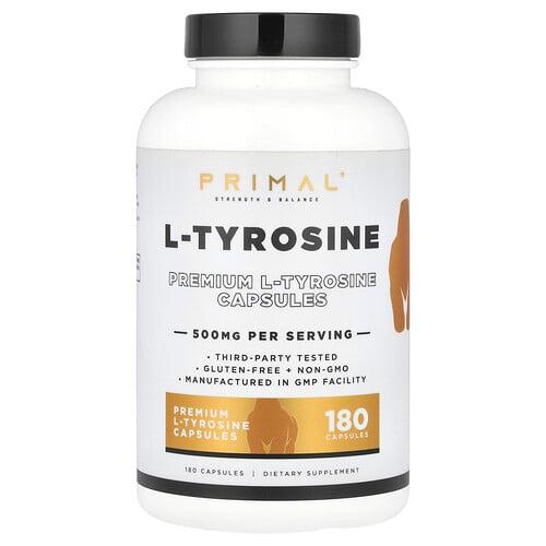 Preprimal L Tyrosine 500 Mg 180 Capsules