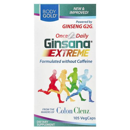 Bodygold Ginsana Extreme 105 Vegcaps