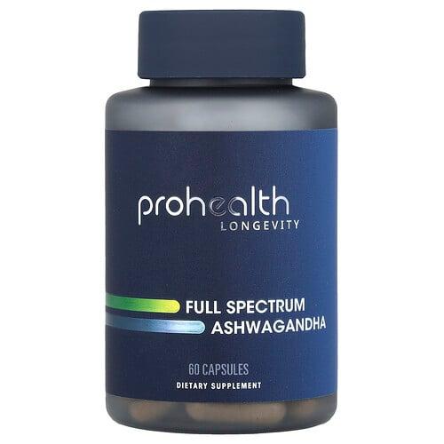 Prohealth Longevity Full Spectrum Ashwagandha 60 Capsules