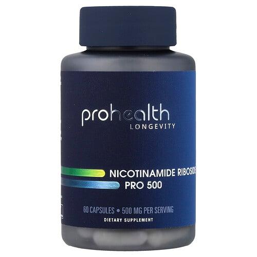 Prohealth Longevity Nicotinamide Riboside Pro 500 60 Capsules product image