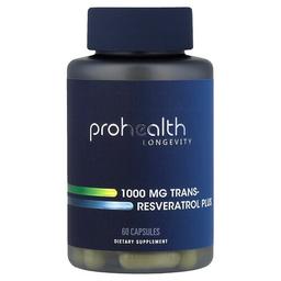 Prohealth Longevity Trans Resveratrol Plus 60 Capsules
