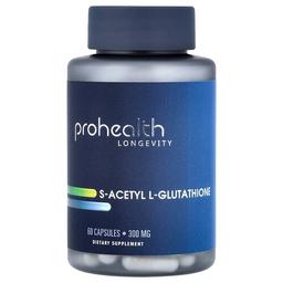 Prohealth Longevity S Acetyl L Glutathione 300 Mg 60 Capsules