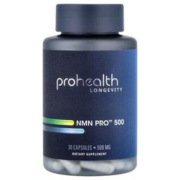 Prohealth Longevity Nmn Pro 500 500 Mg 30 Capsules
