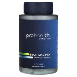 Prohealth Longevity Brain Mag Pro Magnesium L Threonate 90 Capsules 48 Mg Per Capsule