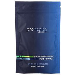 Prohealth Longevity Trans Resveratrol Pure Powder 3 5 Oz 100 G