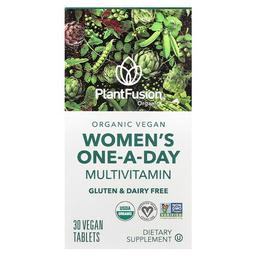 Plantfusion Women S One A Day Multivitamin Organic Vegan 30 Vegan Tablet