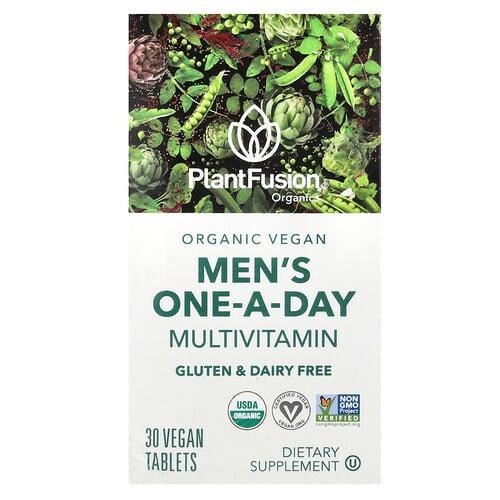 Plantfusion Men S One A Day Multivitamin 30 Vegan Tablets
