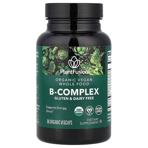 Plantfusion Organic Vegan B Complex 60 Organic Vegcaps