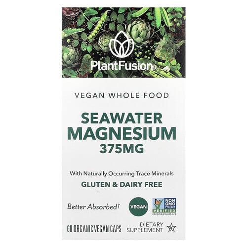 Plantfusion Vegan Seawater Magnesium 60 Organic Vegan Caps