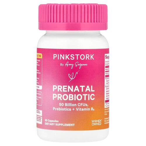 Pink Stork Prenatal Probiotic Vitamin B6 30 Capsules product image