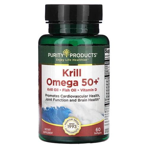 Purity Products Krill Omega 50 60 Softgels