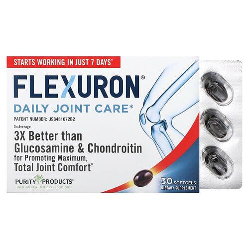 Purity Products Flexuron Daily Joint Care 30 Softgels