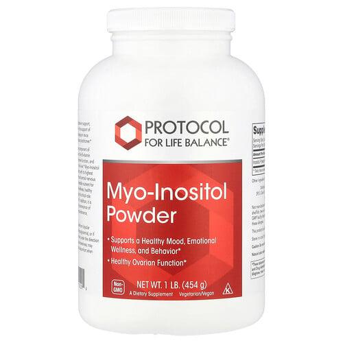 Protocol For Life Balance Myo Inositol Powder 1 Lb 454 G