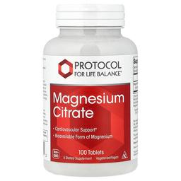 Protocol For Life Balance Magnesium Citrate 100 Tablets 200 Mg Per Tablet