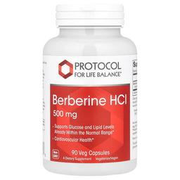 Protocol For Life Balance Berberine Hcl 500 Mg 90 Veg Capsules