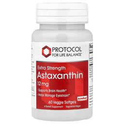 Protocol For Life Balance Astaxanthin 12 Mg 60 Veggie Softgels