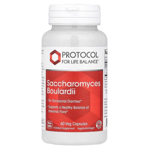 Protocol For Life Balance Saccharomyces Boulardii 60 Veg Capsules 500 Mg Per Capsule