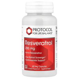 Protocol For Life Balance Resveratrol 60 Veg Capsules