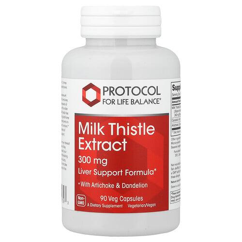 Protocol For Life Balance Milk Thistle Extract 90 Veg Capsules