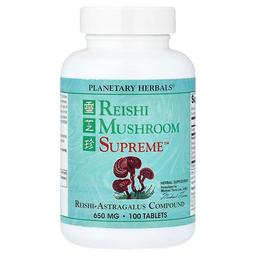 Planetary Herbals Reishi Mushroom Supreme 100 Tablets