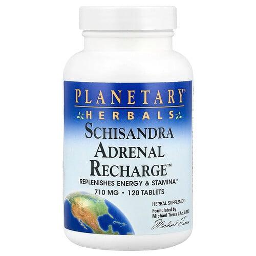 Planetary Herbals Schisandra Adrenal Recharge 120 Tablets
