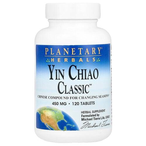 Planetary Herbals Yin Chiao Classic 120 Tablets