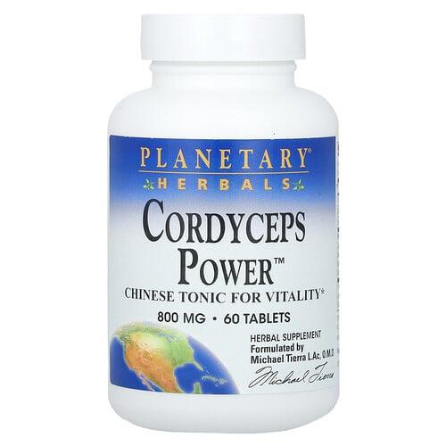 Planetary Herbals Cordyceps Power 60 Tablets 400 Mg Per Tablet