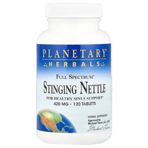 Planetary Herbals Full Spectrum Stinging Nettle 420 Mg 120 Tablets