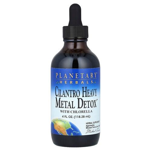 Planetary Herbals Cilantro Heavy Metal Detox With Chlorella 4 Fl Oz 118 28 Ml