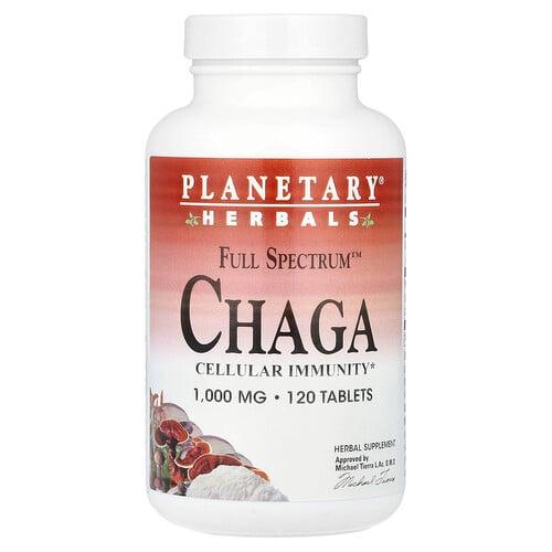 Planetary Herbals Full Spectrum Chaga 120 Tablets