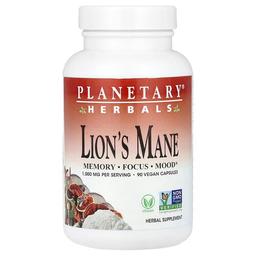 Planetary Herbals Lion S Mane 90 Vegan Capsules 500 Mg Per Capsule