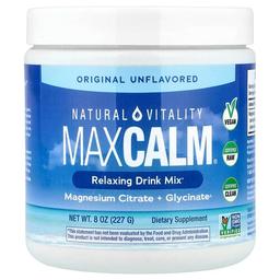Natural Vitality Maxcalm Relaxing Drink Mix Original Unflavored 8 Oz 227 G
