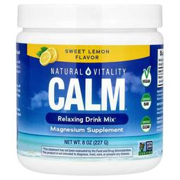 Natural Vitality Calm Relaxing Drink Mix Sweet Lemon 8 Oz 227 G