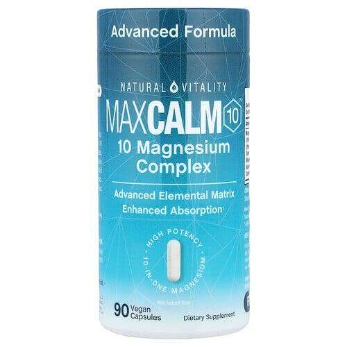 Natural Vitality Maxcalm10 90 Vegan Capsules