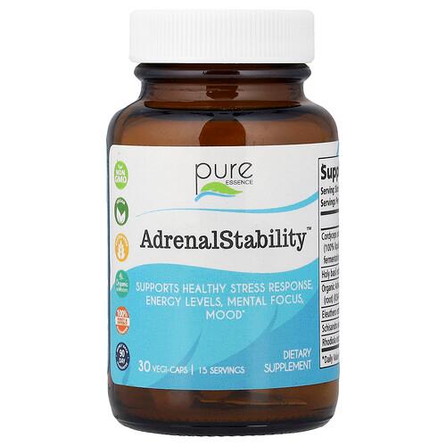 Pure Essence Adrenal Stability 30 Vegi Caps