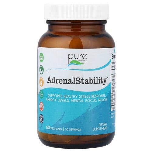Pure Essence Adrenalstability 60 Vegi Caps