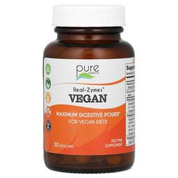 Pure Essence Real Zymes Vegan 30 Vegi Caps