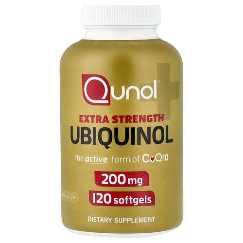 Qunol Ubiquinol 200 Mg 120 Softgels product image