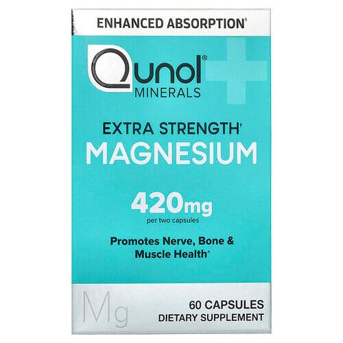 Qunol Magnesium 60 Capsules 210 Mg Per Capsule