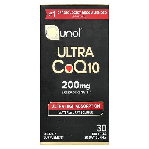 Qunol Ultra Coq10 200 Mg 30 Softgels product image