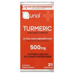Qunol Turmeric 500 Mg 21 Vegetarian Capsules