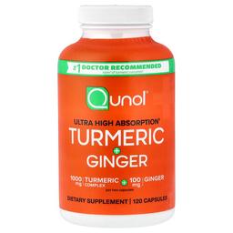 Qunol Turmeric Ginger Ultra High Absorption 120 Capsules
