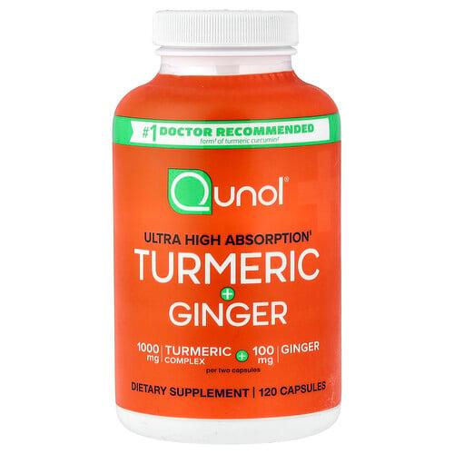 Qunol Turmeric Ginger Ultra High Absorption 120 Capsules