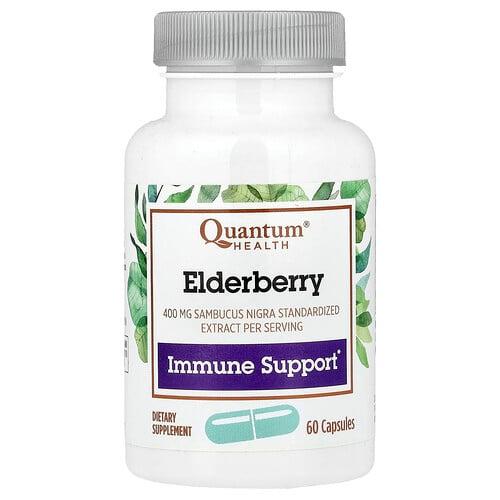 Quantum Health Elderberry 60 Capsules 200 Mg Per Capsule
