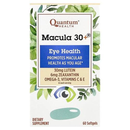 Quantum Health Macula 30 Eye Health 60 Softgels