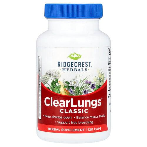 Ridgecrest Herbals Clearlungs Classic 120 Caps