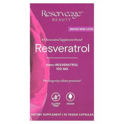 Reserveage Beauty Resveratrol 30 Veggie Capsules